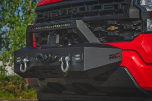 Chevrolet Silverado 1500 Winch Mount Kit - Front - Rough Country - EXO with LED Lighting - '22-'25